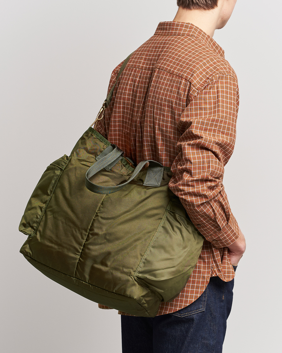 Mies | Laukut | Porter-Yoshida & Co. | Force 2Way Tote Bag Olive Drab