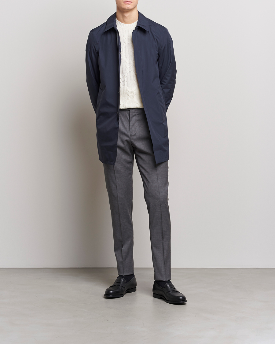 Mies | Housut | PT01 | Gentleman Fit Wool Trousers Medium Grey