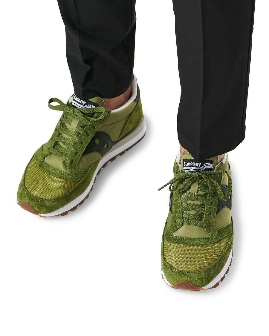 Mies | Saucony Jazz 81 Sneaker Green/Black | Saucony | Jazz 81 Sneaker Green/Black