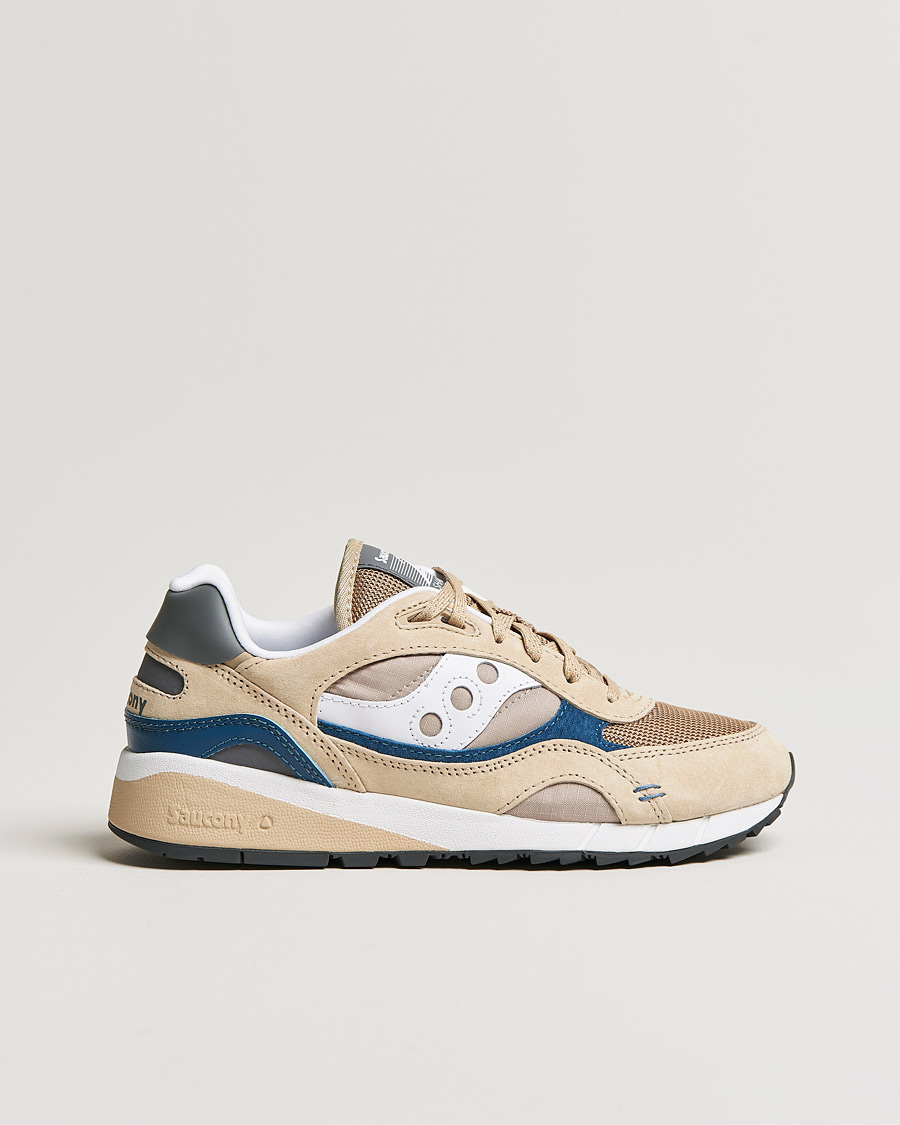 Mies | Saucony Shadow 6000 Sneaker Sand/Navy | Saucony | Shadow 6000 Sneaker Sand/Navy