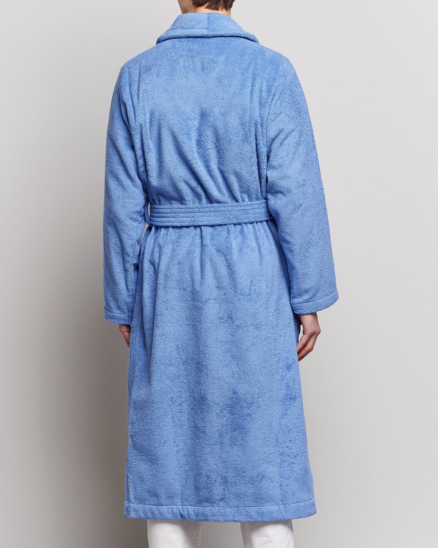 Mies | Yöpuvut ja kylpytakit | Tekla | Organic Terry Classic Bathrobe Clear Blue