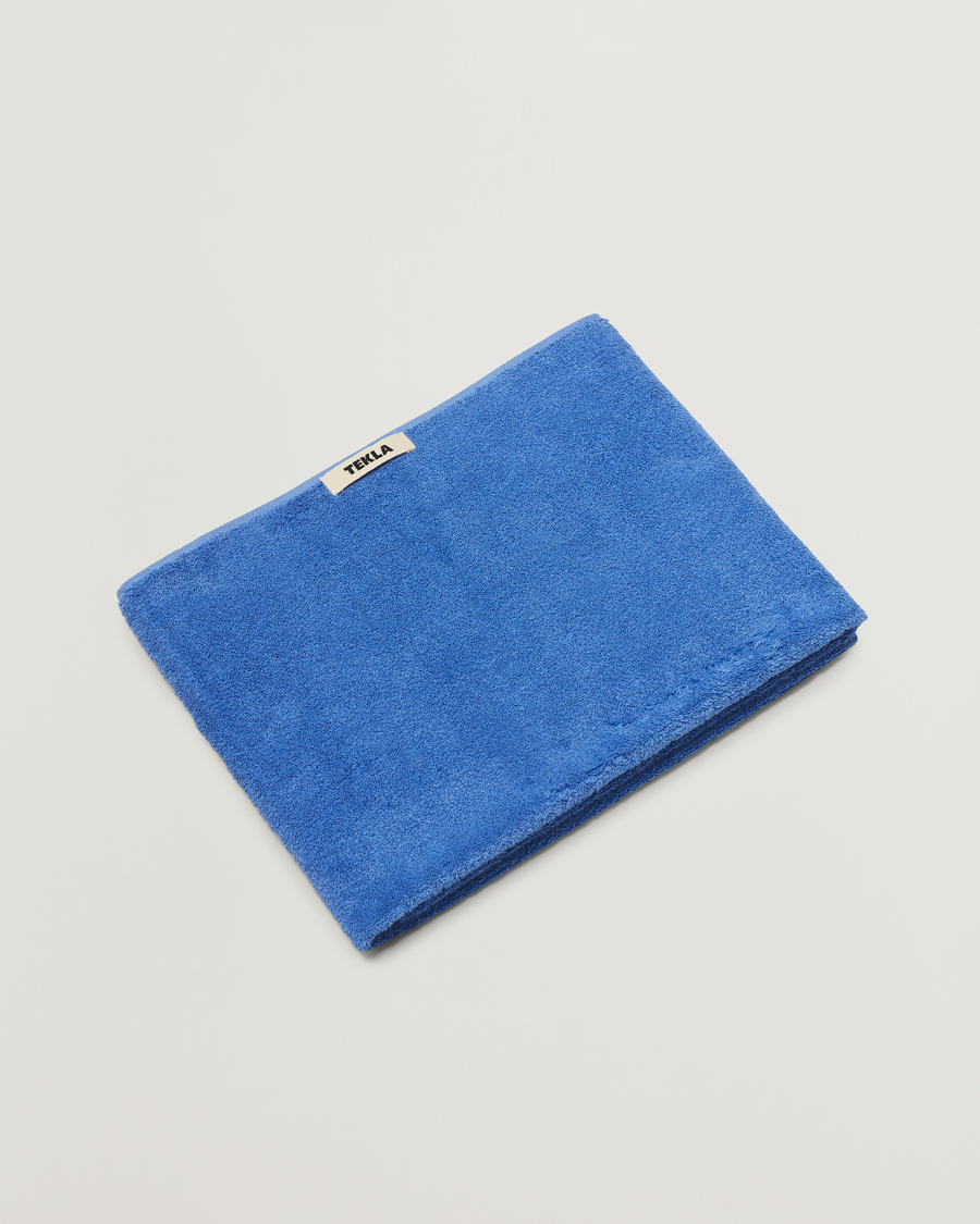 Mies | Tekstiilit | Tekla | Organic Terry Bath Towel Clear Blue