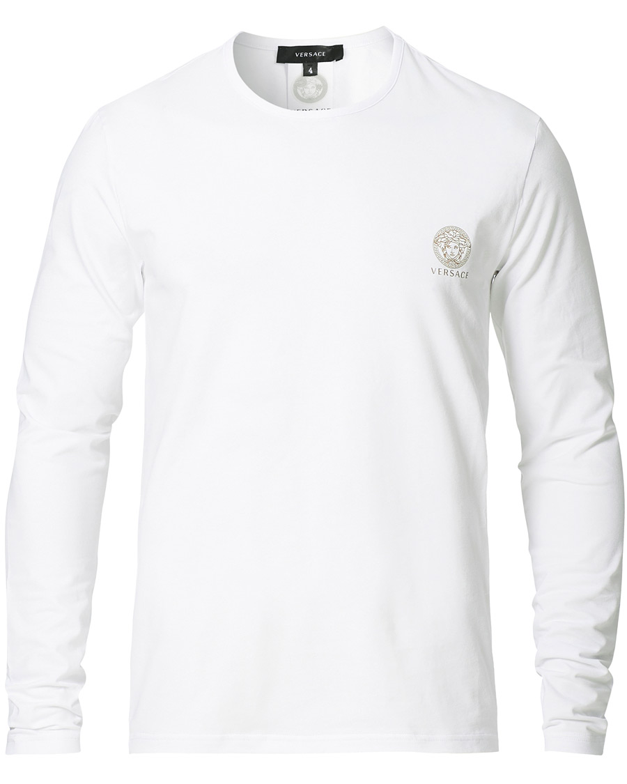 Mies | T-paidat | Versace | Medusa Long Sleeve Tee White