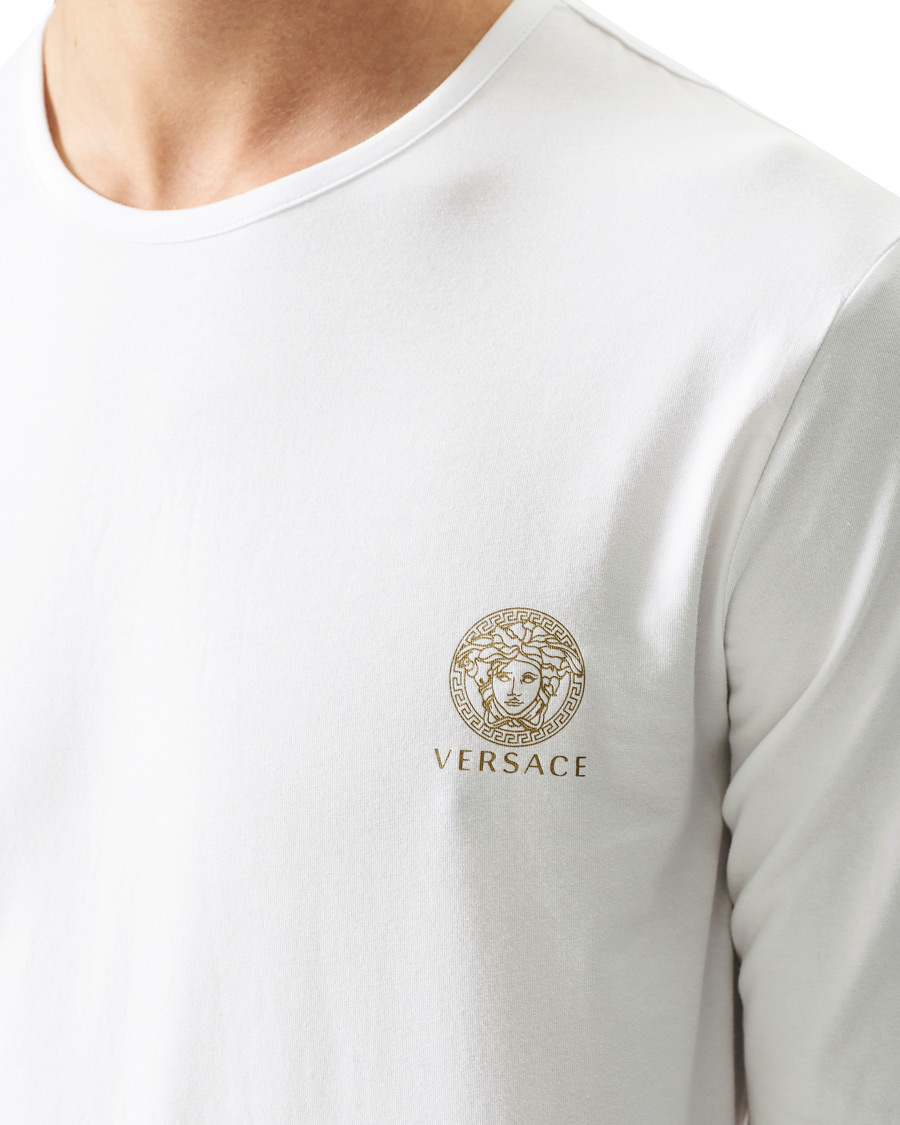 Mies | T-paidat | Versace | Medusa Long Sleeve Tee White