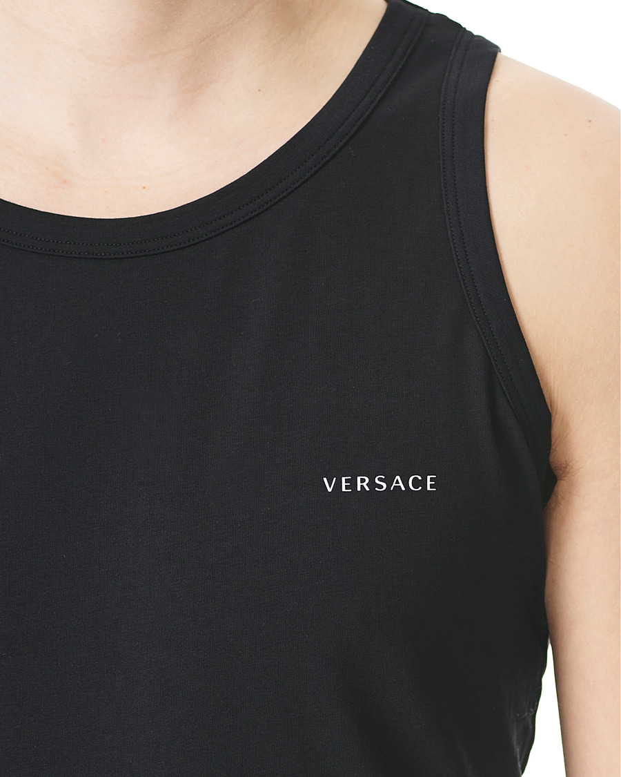 Mies | T-paidat | Versace | Logo Tank Top Black
