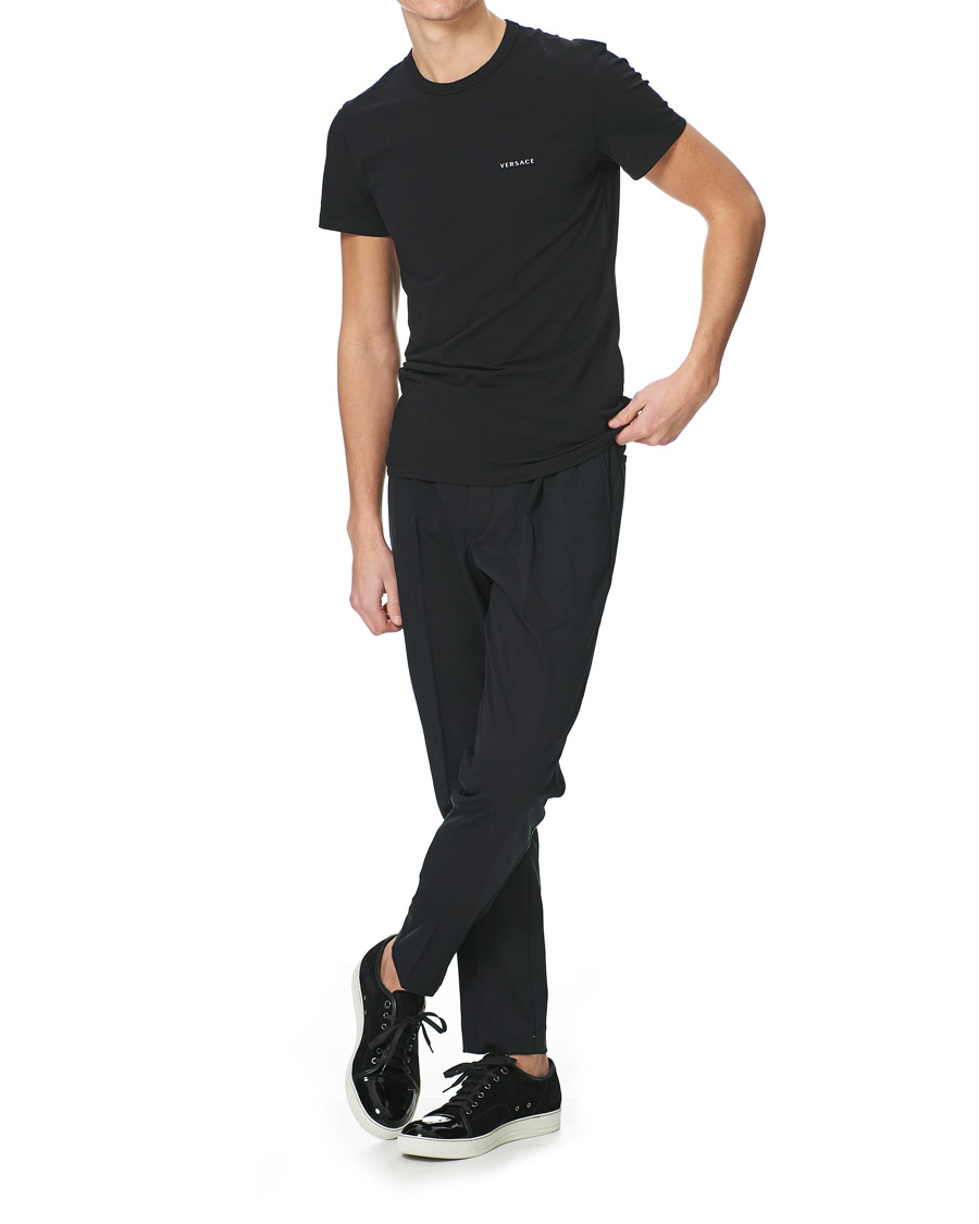 Mies | Lyhythihaiset t-paidat | Versace | 2-Pack Logo Tee Black/White
