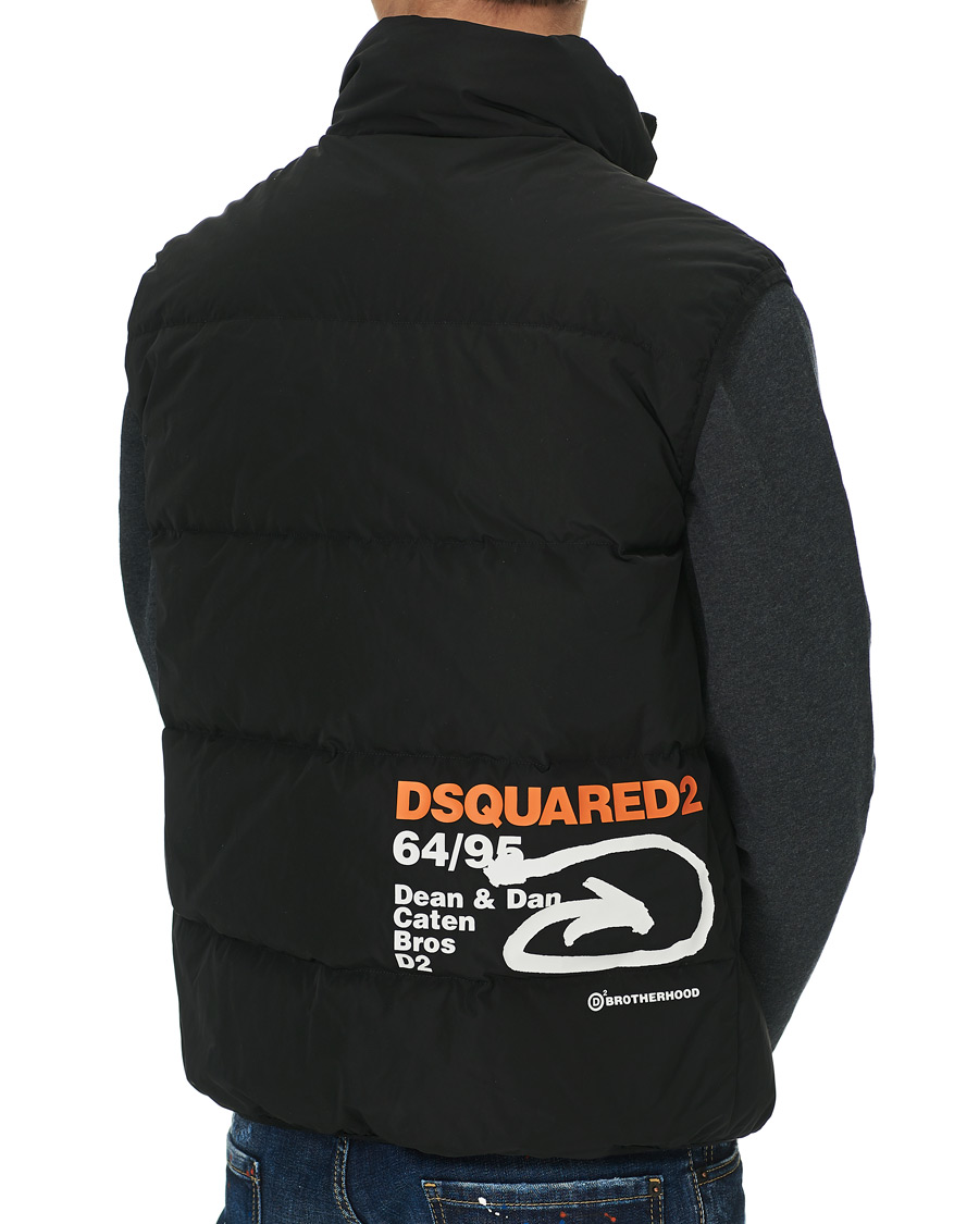 Mies | Takit | Dsquared2 | Padded Down Gilet Black