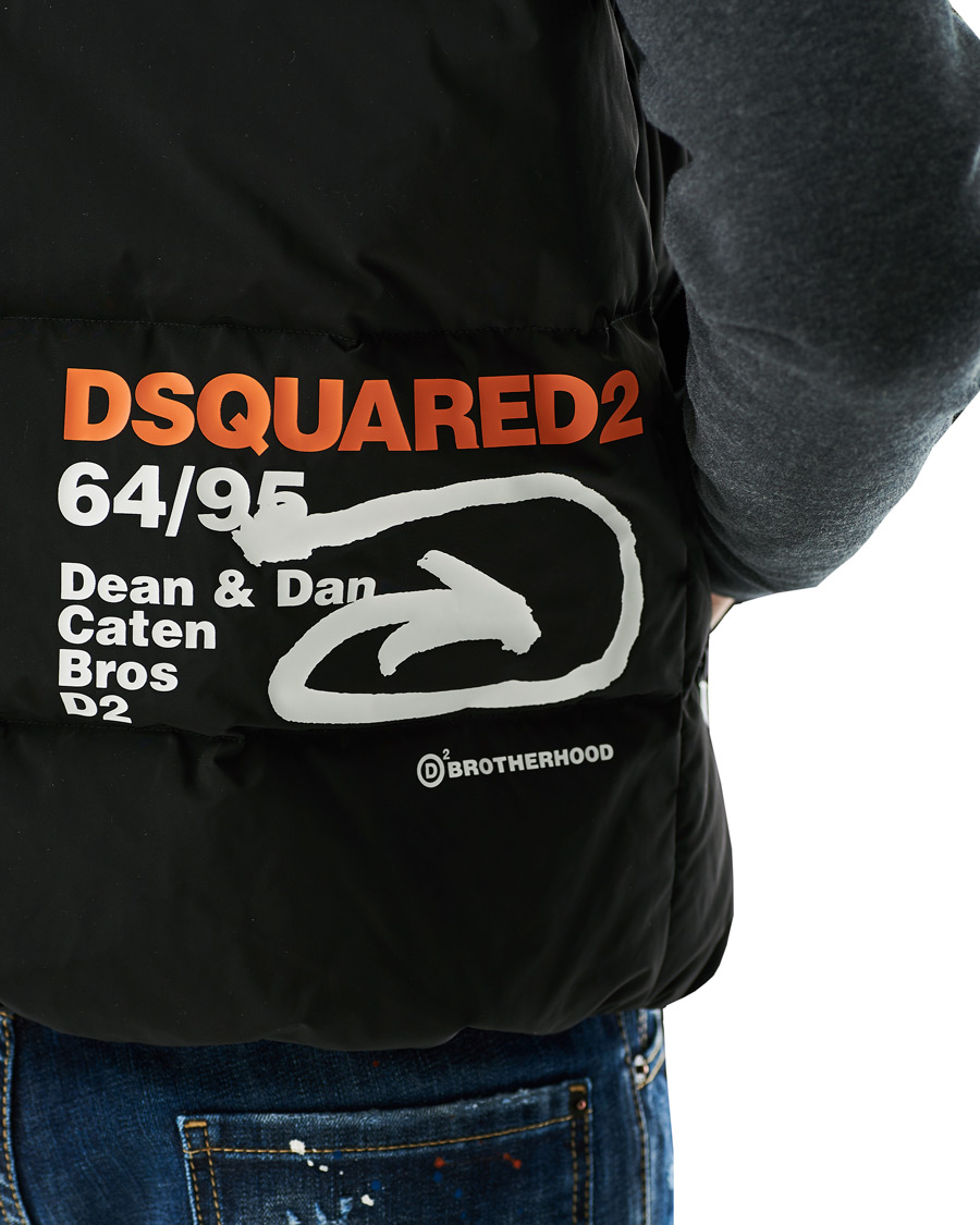 Mies | Takit | Dsquared2 | Padded Down Gilet Black
