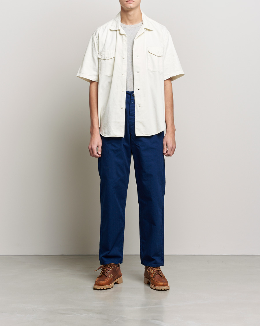 Mies | Housut | orSlow | French Work Pants Dark Blue
