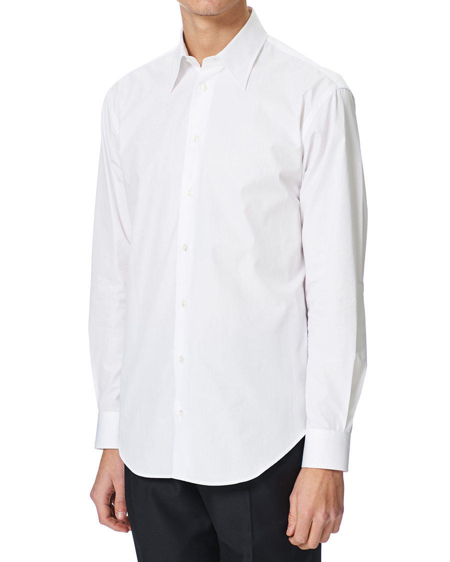 Mies | Kauluspaidat | Giorgio Armani | Classic Slim Fit Dress Shirt White