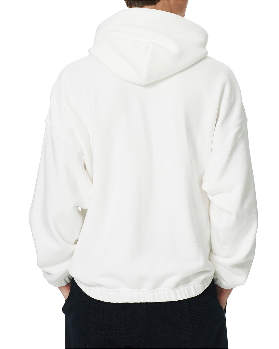 Mies | Puserot | Giorgio Armani | Denim Cotton Hoodie White