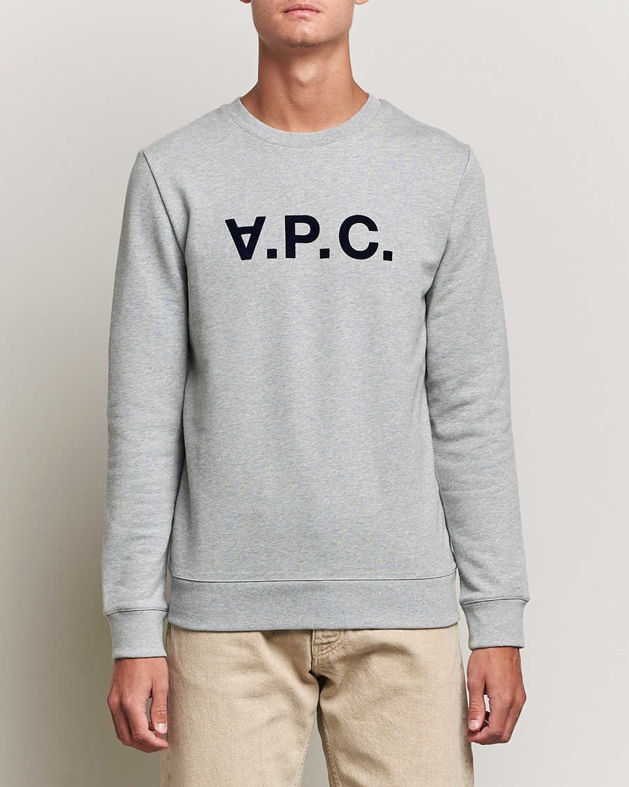Mies | Puserot | A.P.C. | VPC Sweatshirt Heather Grey