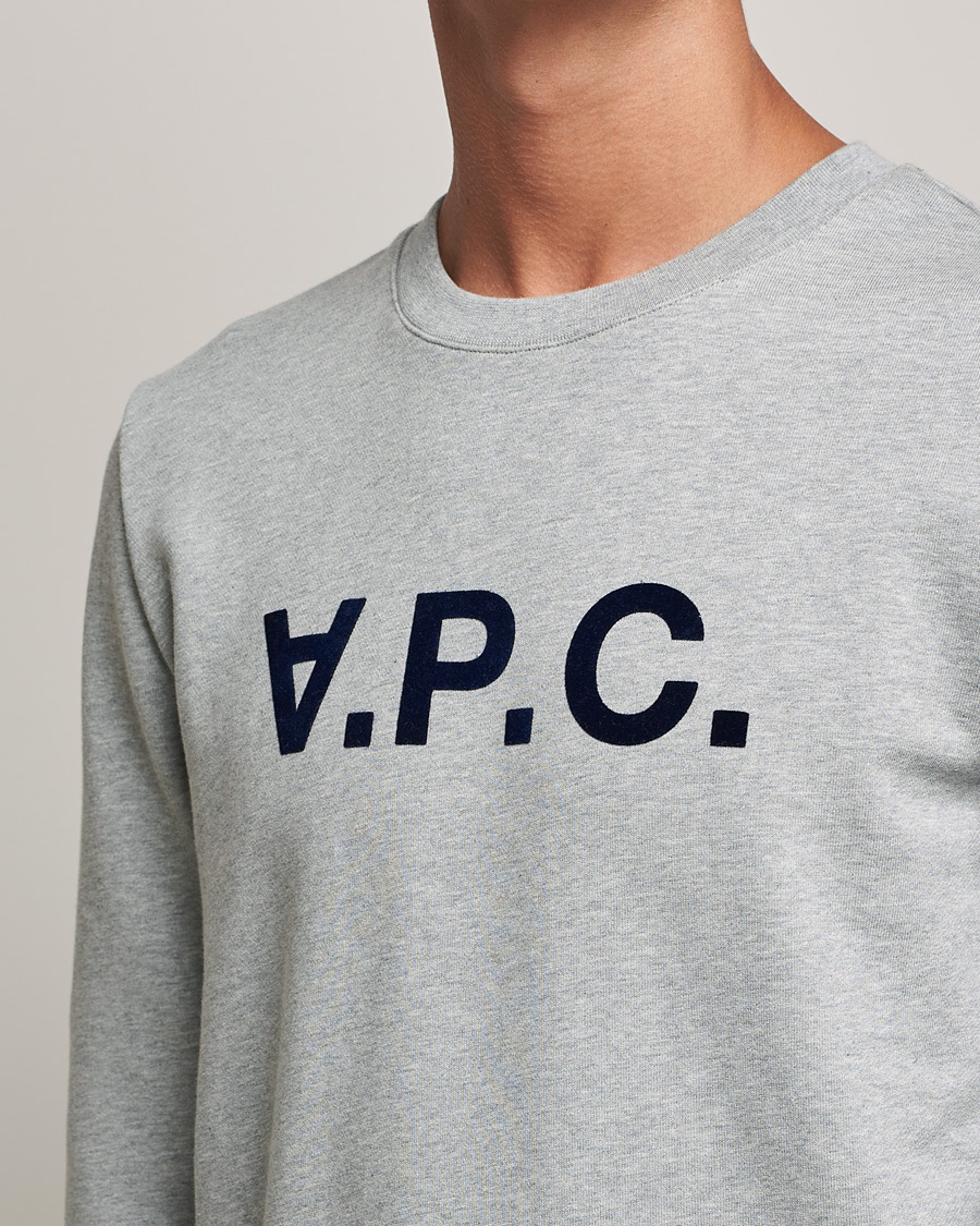 Mies | Puserot | A.P.C. | VPC Sweatshirt Heather Grey
