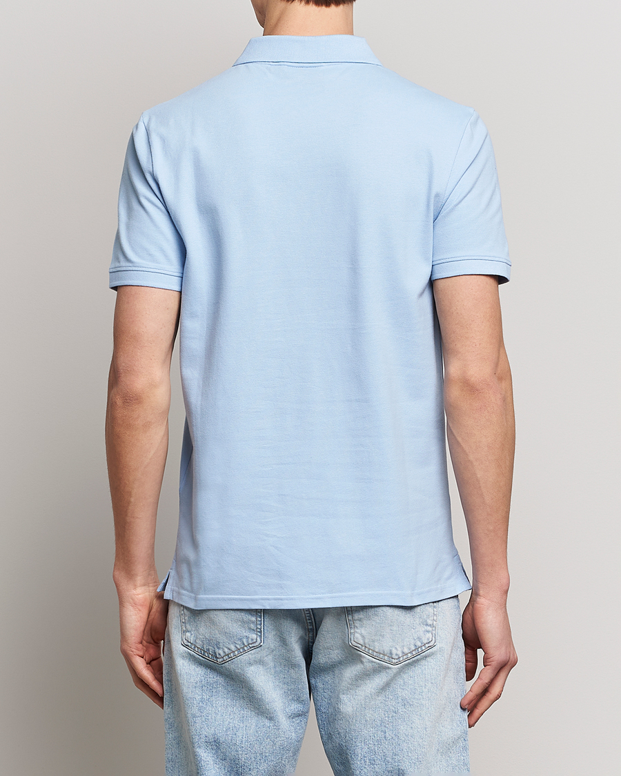 Mies | Pikeet | Lyle & Scott | Plain Pique Polo Light Blue