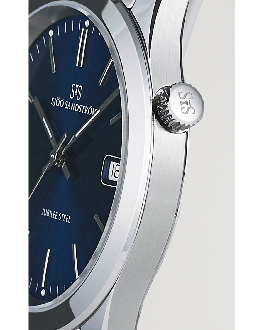 Mies | Sjöö Sandström Jubilee Steel Quartz 40mm Blue/Steel | Sjöö Sandström | Jubilee Steel Quartz 40mm Blue/Steel