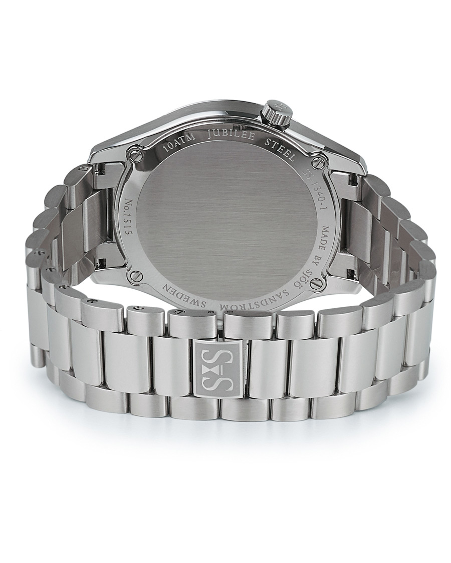 Mies | Sjöö Sandström Jubilee Steel Quartz 40mm White/Steel | Sjöö Sandström | Jubilee Steel Quartz 40mm White/Steel