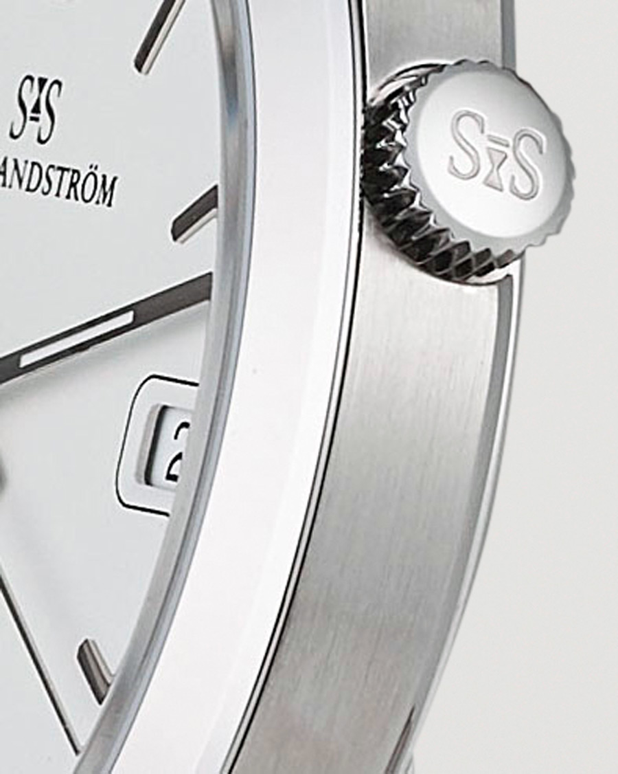 Mies | Sjöö Sandström Jubilee Steel Quartz 40mm White/Black Calf | Sjöö Sandström | Jubilee Steel Quartz 40mm White/Black Calf