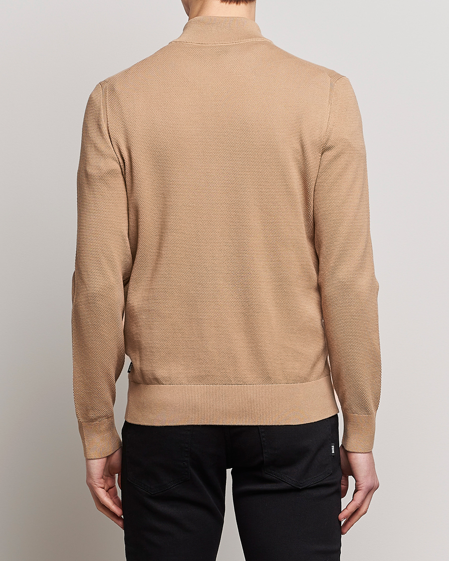 Mies | Puserot | BOSS BLACK | Ebrando Half-Zip Medium Beige