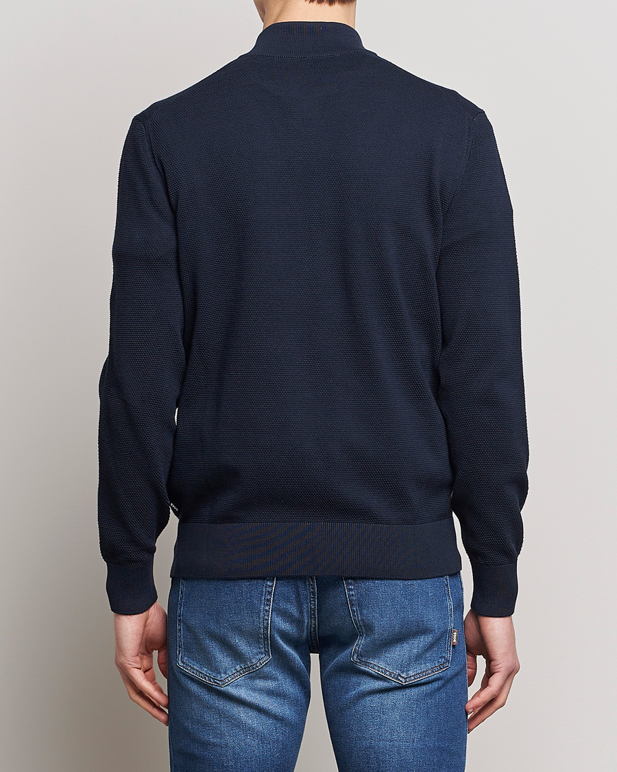 Mies | Puserot | BOSS BLACK | Ebrando Half-Zip Dark Blue