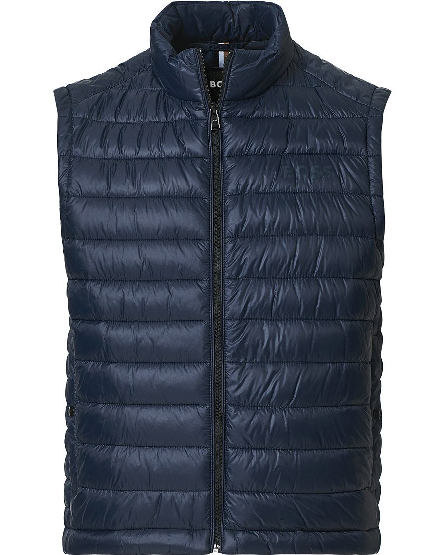 Mies | Ulkoliivit | BOSS BLACK | Calano Down Vest Dark Blue