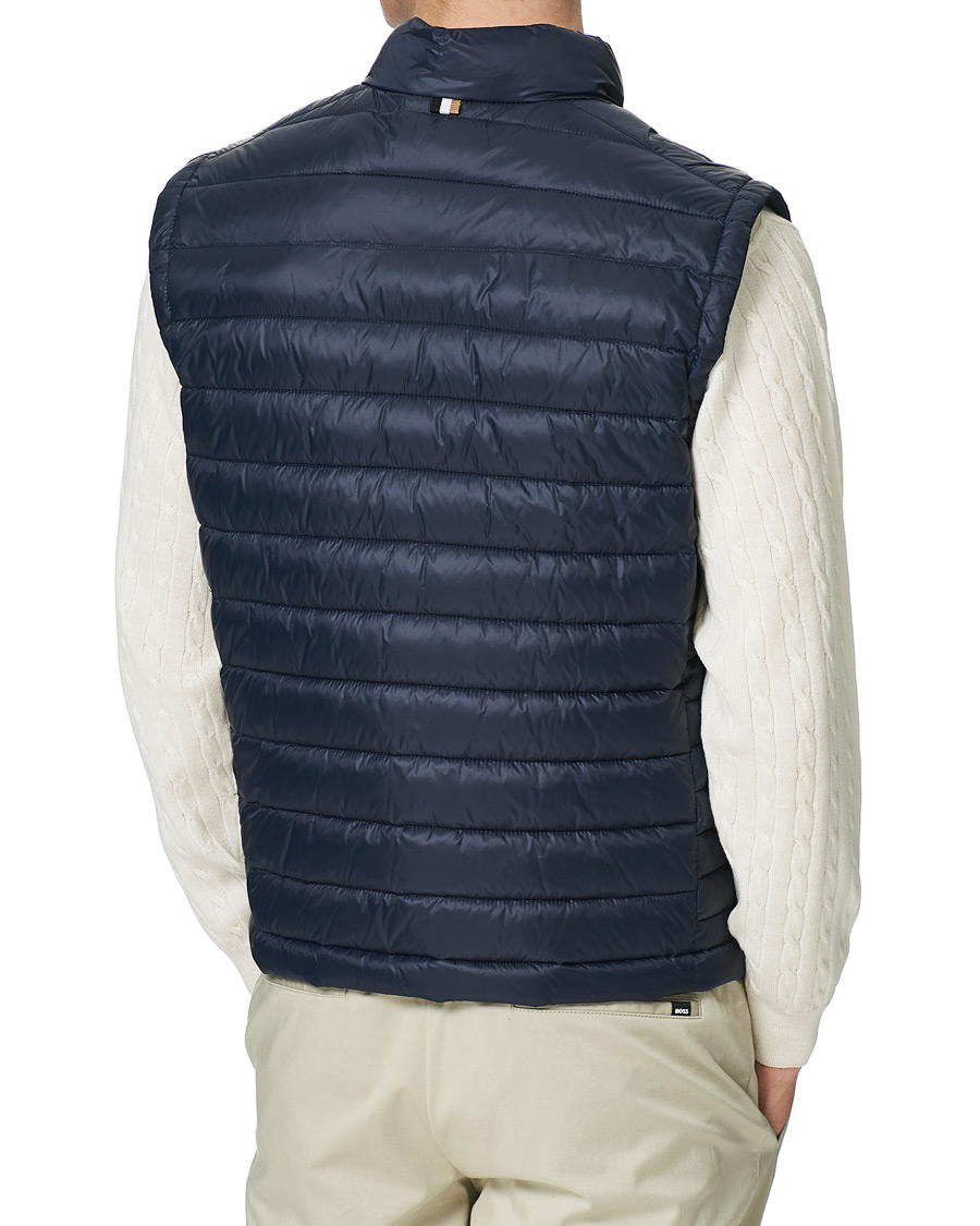 Mies | Ulkoliivit | BOSS BLACK | Calano Down Vest Dark Blue