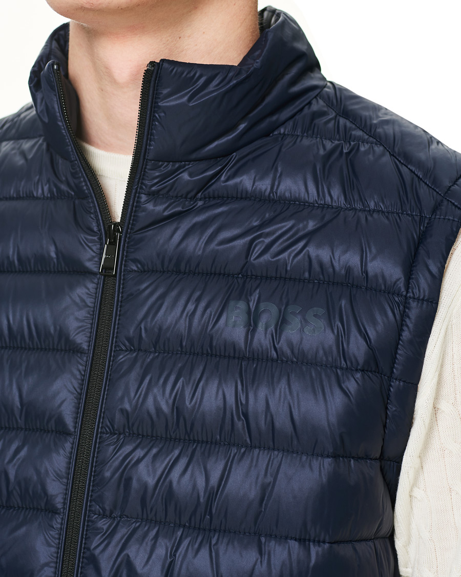 Mies | Ulkoliivit | BOSS BLACK | Calano Down Vest Dark Blue