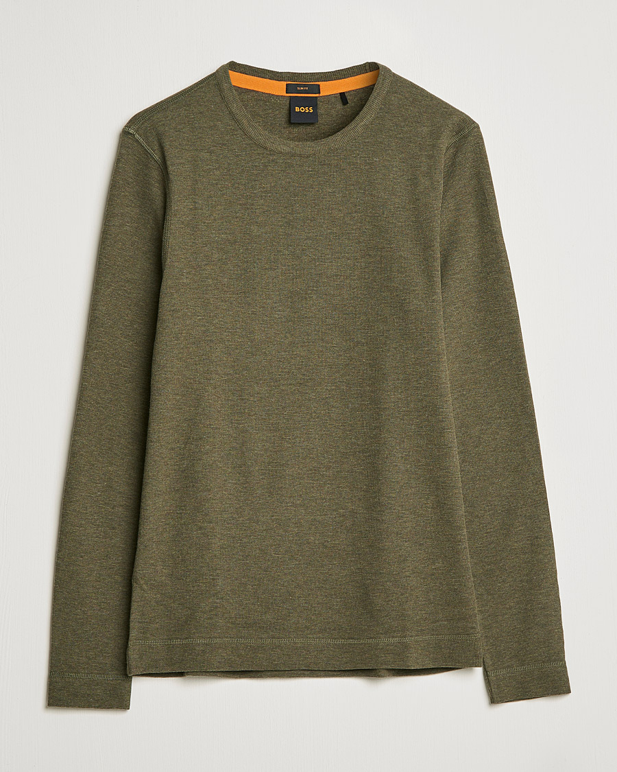Miehet |  | BOSS Casual | Tempest Sweater Dark Green