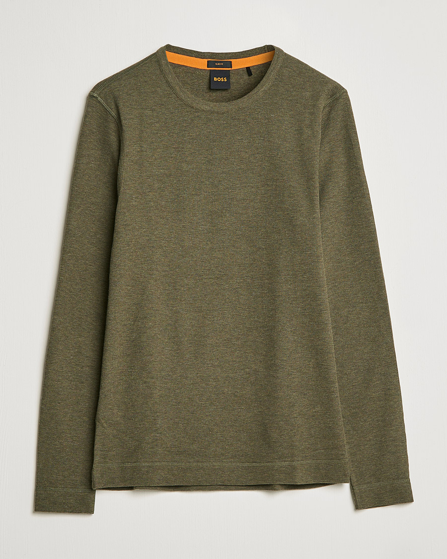 Mies | Puserot | BOSS ORANGE | Tempest Sweater Dark Green