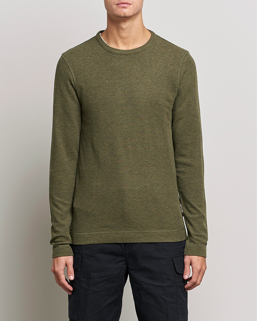 Mies | Neuleet | BOSS ORANGE | Tempest Sweater Dark Green