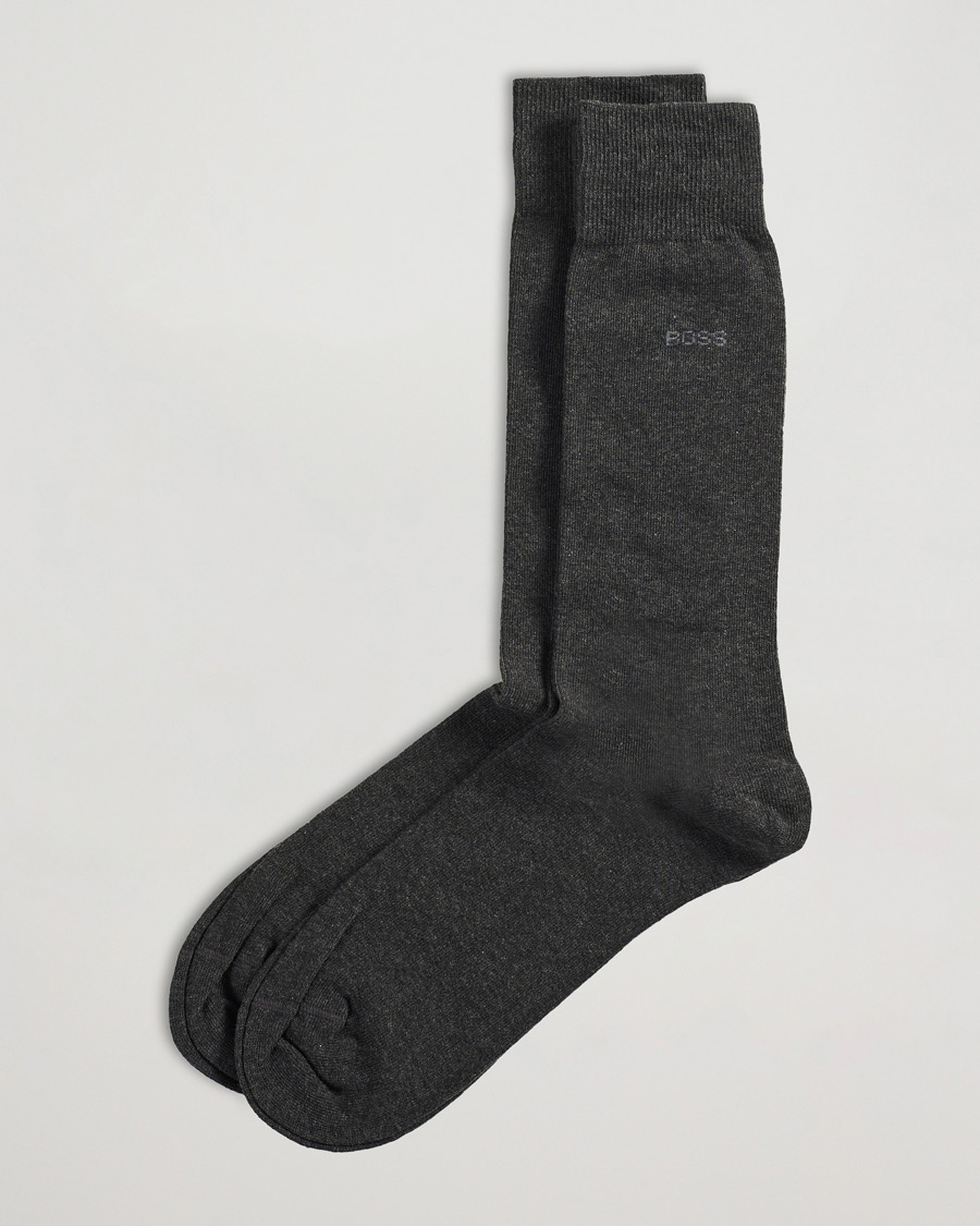 Mies | Alusvaatteet | BOSS BLACK | 2-Pack RS Uni Socks Grey