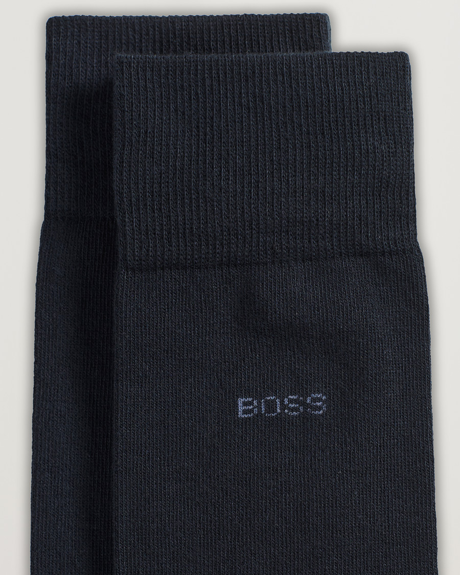 Mies | Varrelliset sukat | BOSS | 2-Pack RS Uni Socks Dark Blue