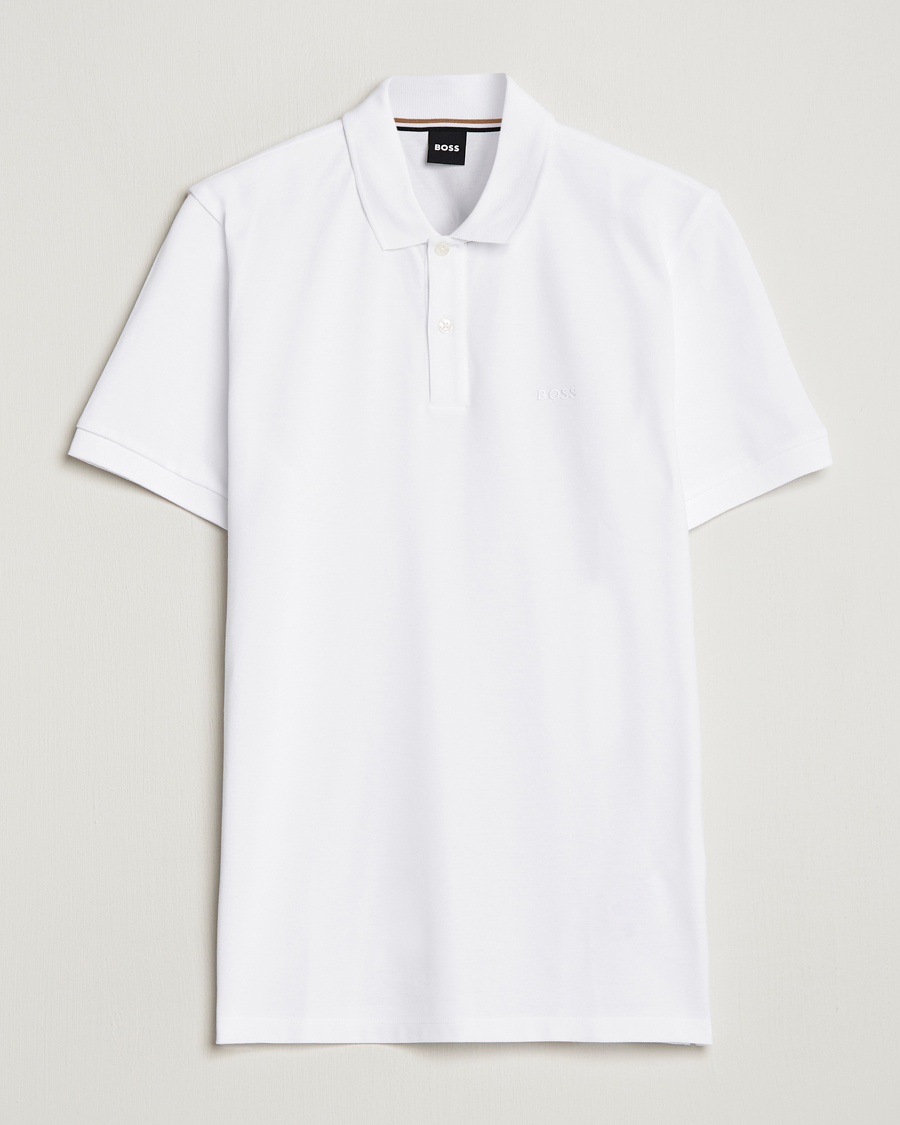 Mies | Pikeet | BOSS BLACK | Pallas Polo White