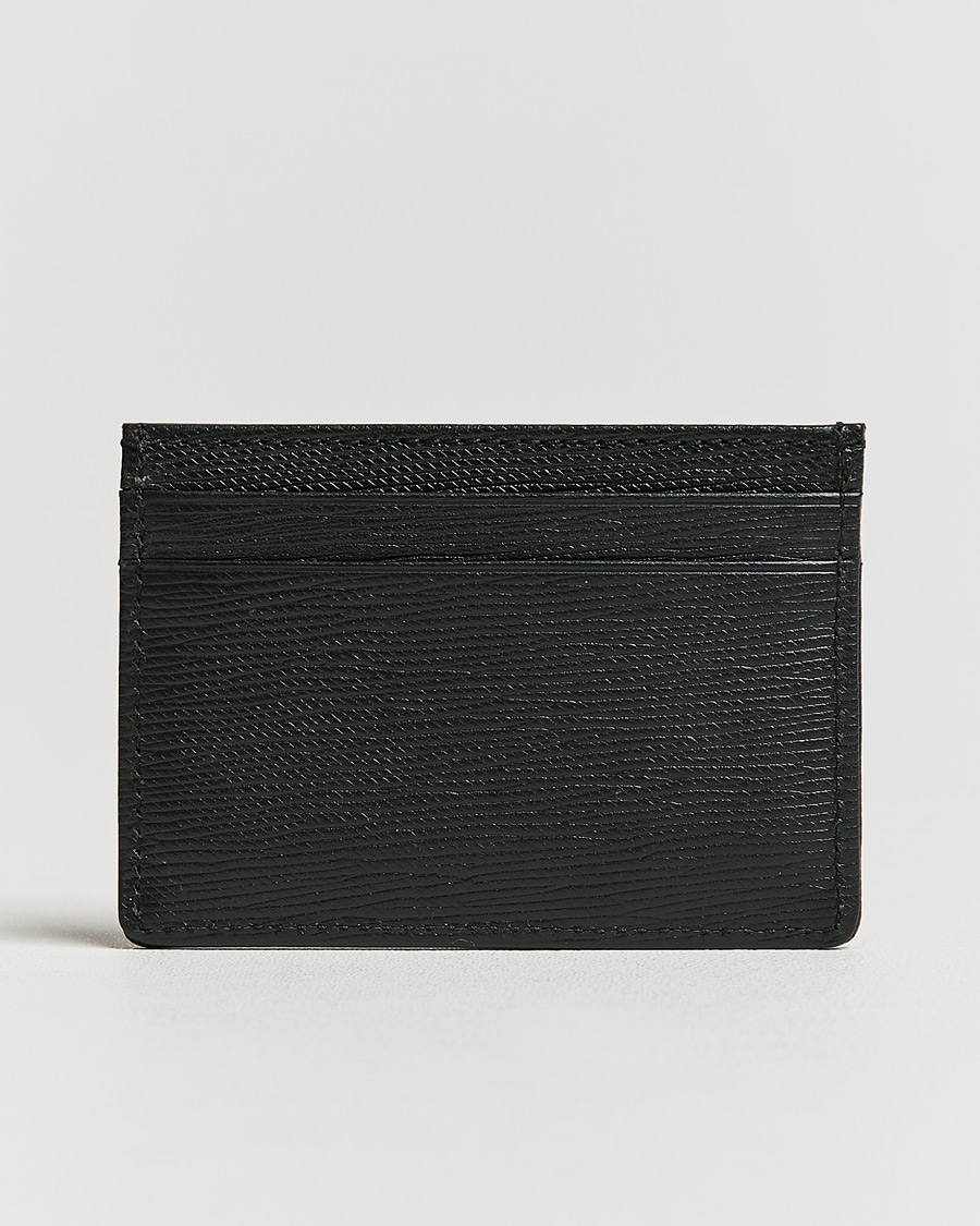 Mies | Lompakot | BOSS BLACK | Gallery Leather Credit Card Holder Black