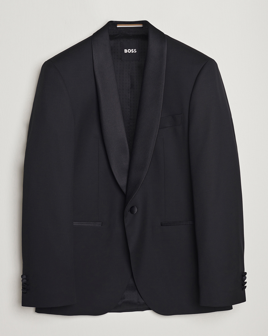 Mies | Pikkutakit | BOSS BLACK | Jeckson Shawl Tuxedo Blazer Black