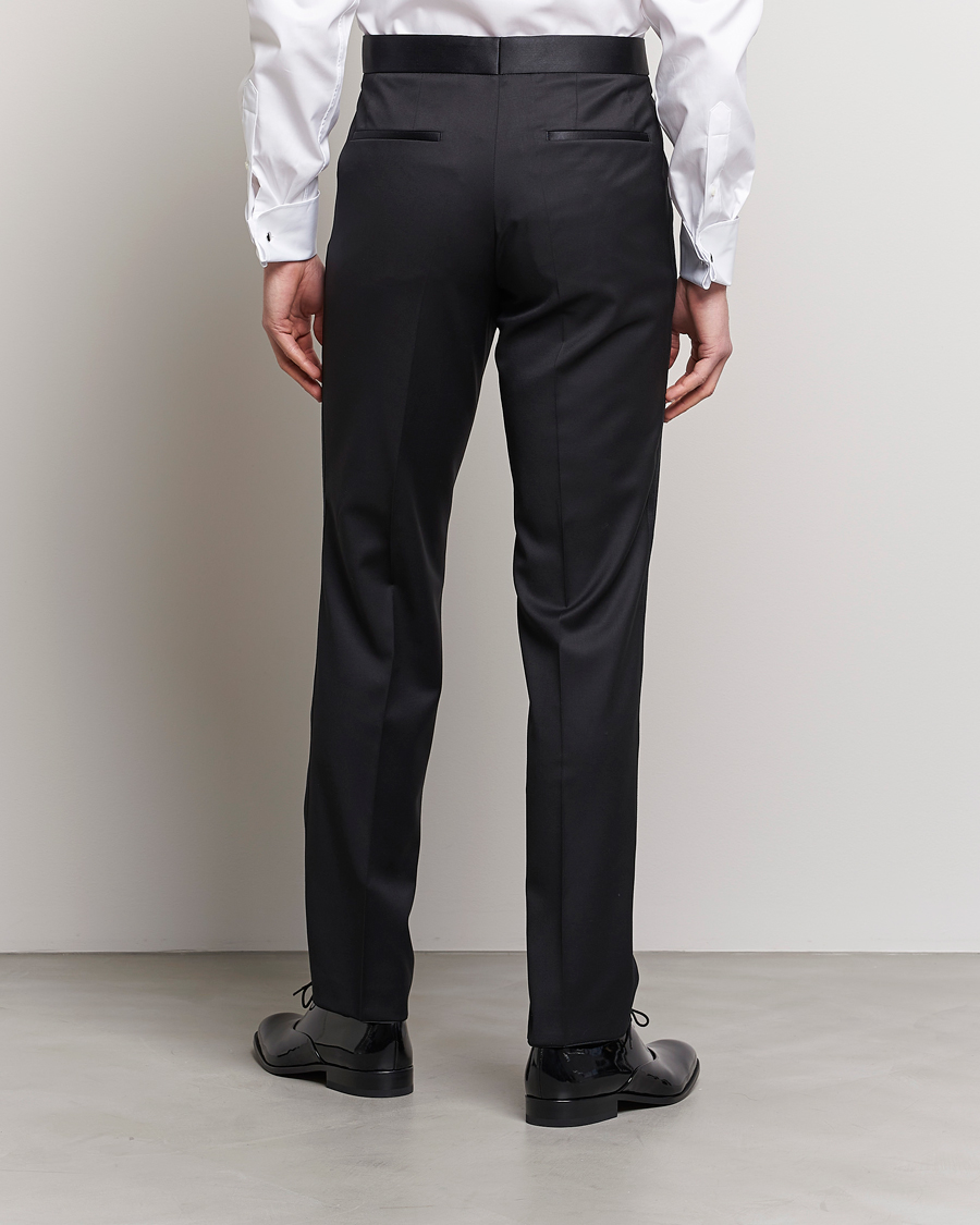 Mies | Housut | BOSS BLACK | Lenon Tuxedo Trousers Black
