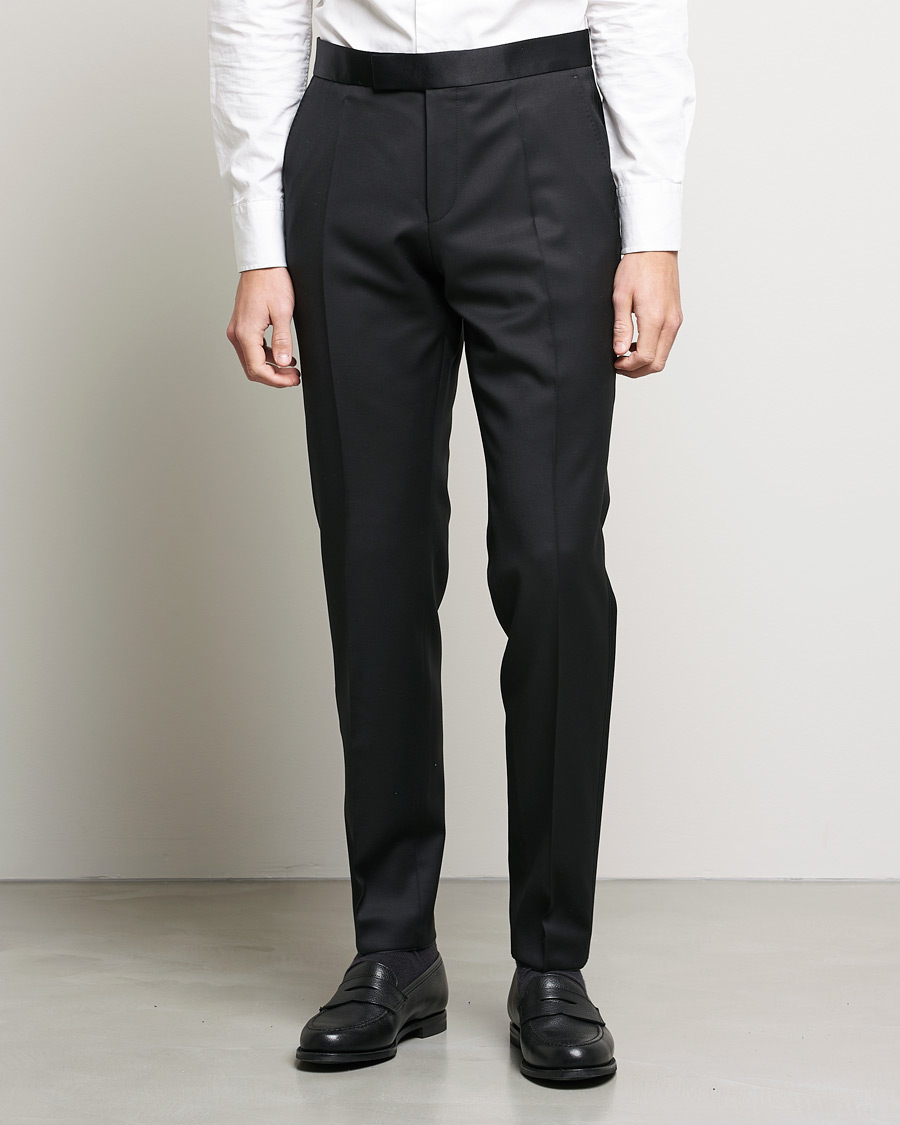 Mies | Housut | BOSS BLACK | Genius Tuxedo Trousers Black
