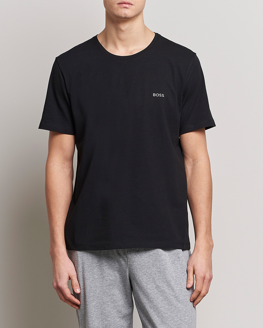 Mies |  | BOSS BLACK | Loungewear Small Logo Tee Black