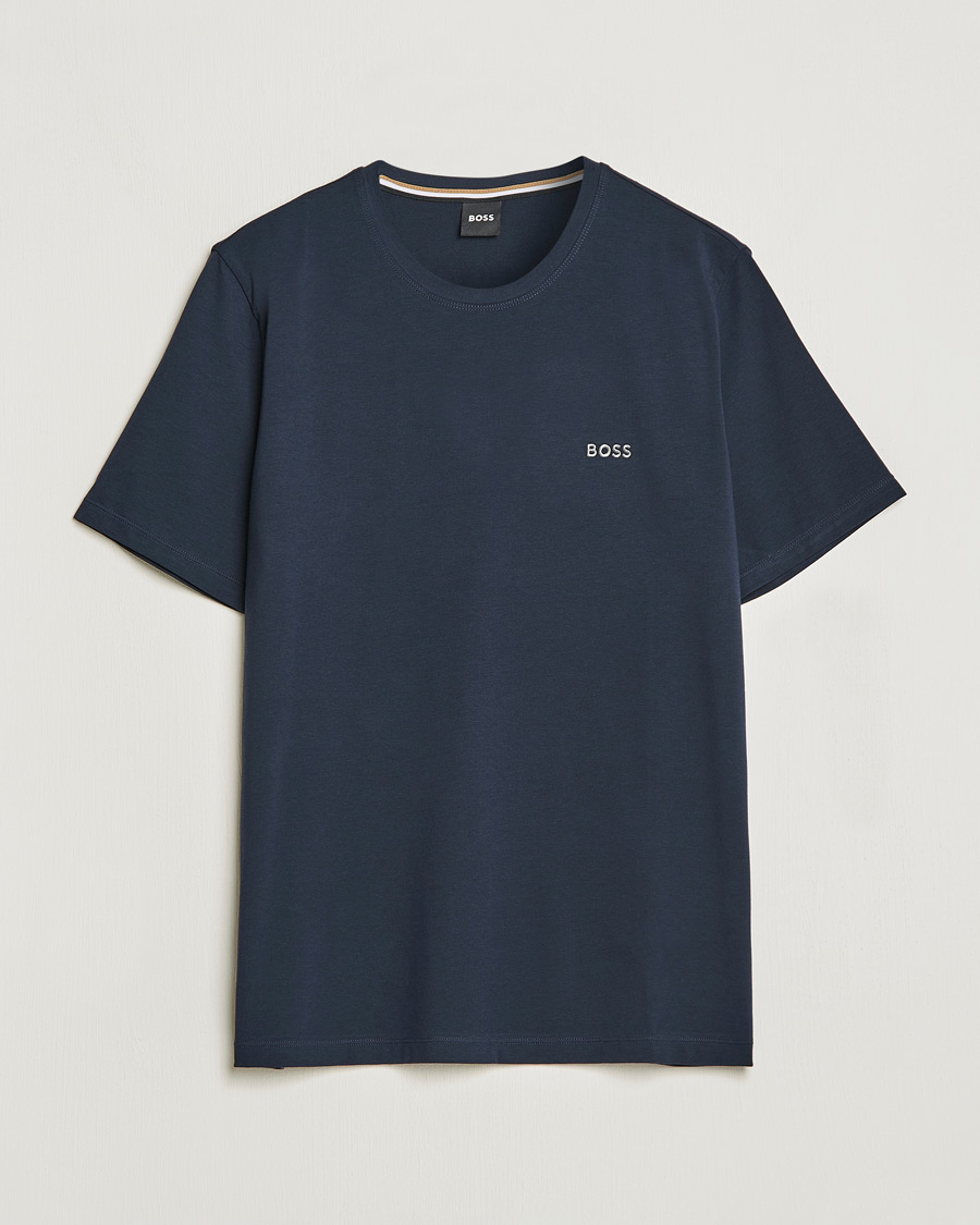 Mies | T-paidat | BOSS BLACK | Loungewear Small Logo Tee Navy