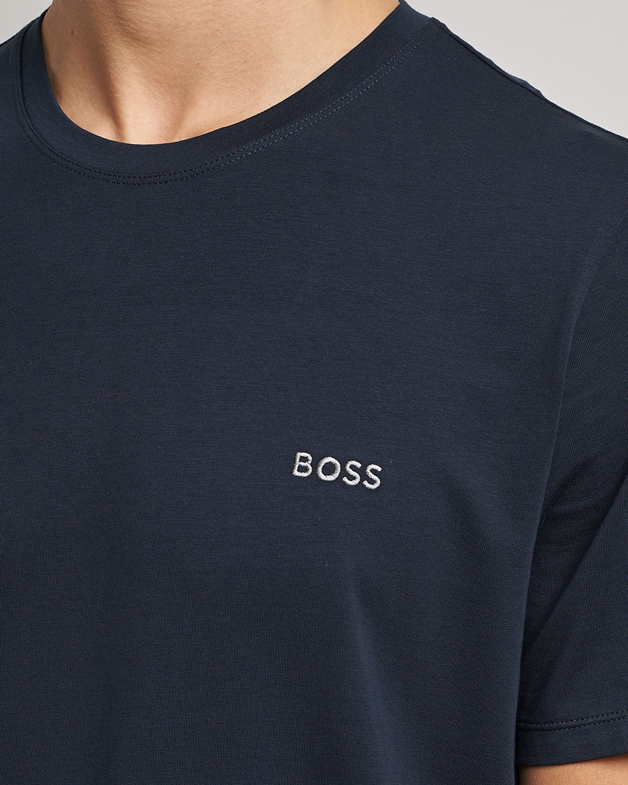 Mies | T-paidat | BOSS BLACK | Loungewear Small Logo Tee Navy