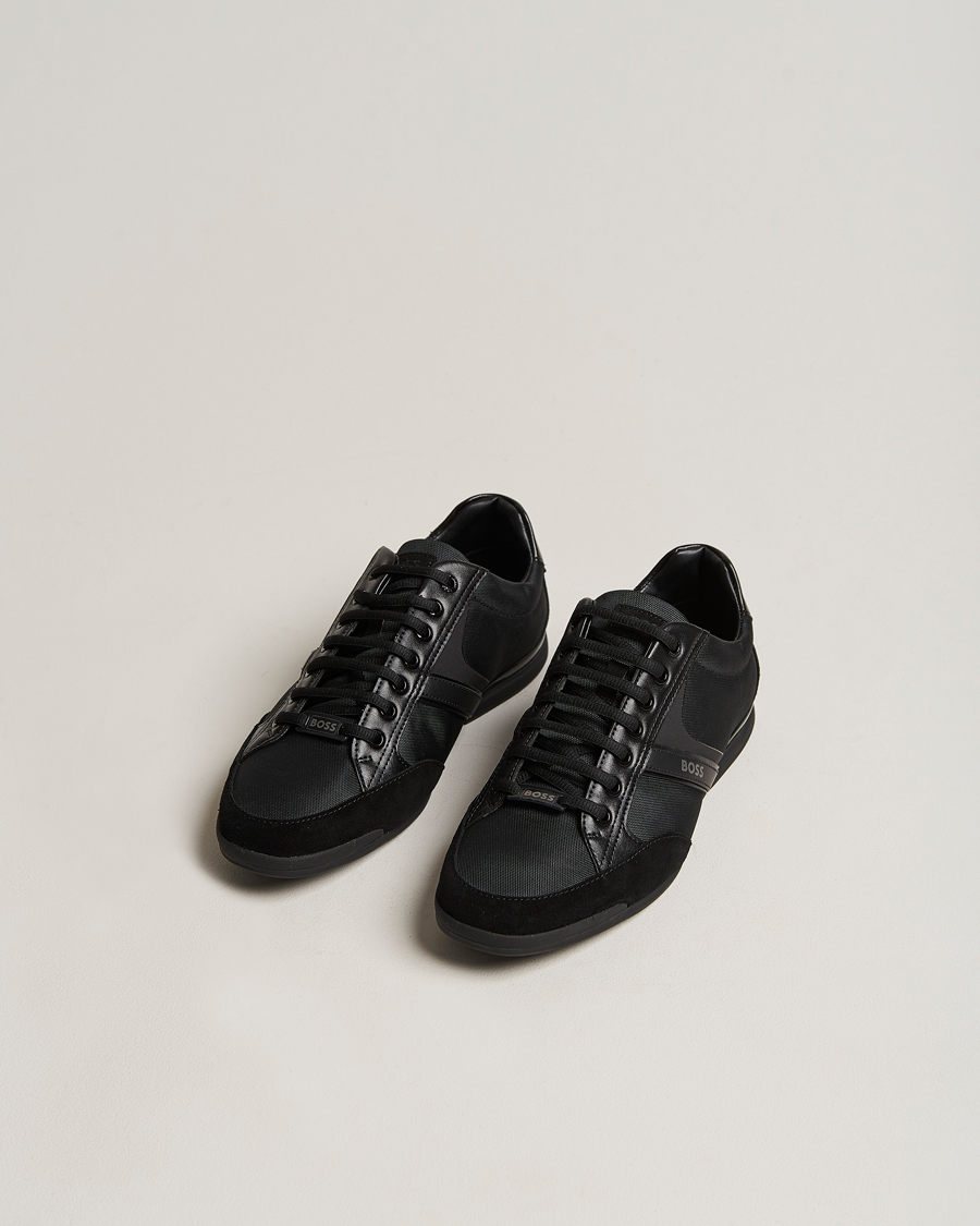 Mies |  | BOSS GREEN | Saturn Low Sneaker Black