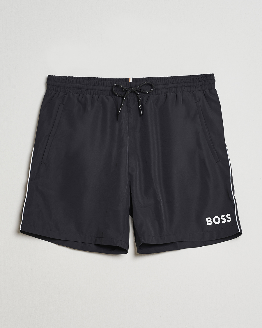 Mies | Uimahousut | BOSS BLACK | Starfish Swimshorts Black