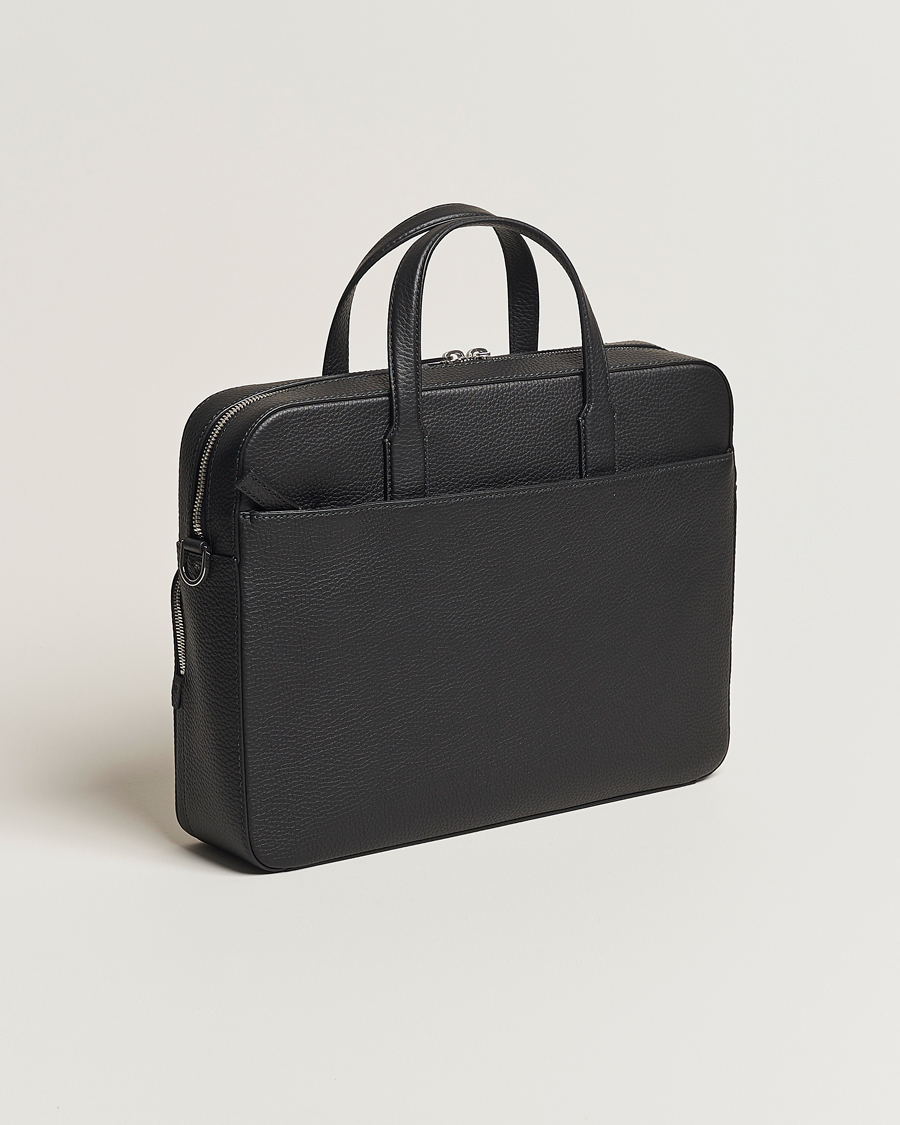 Mies | Laukut | BOSS BLACK | Crosstown Computer Leather Bag Black