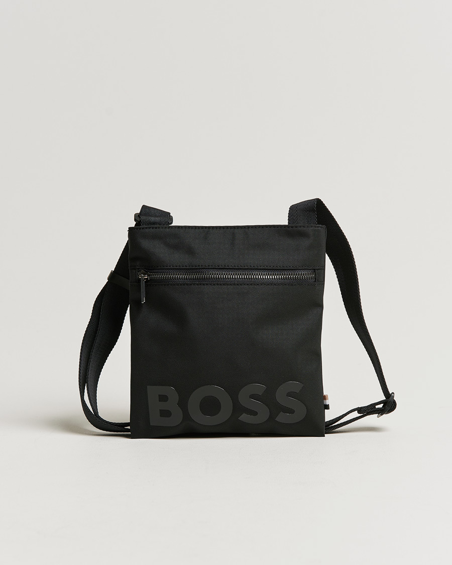 Mies | Catch Zip Shoulder Bag Black | BOSS BLACK | Catch Zip Shoulder Bag Black