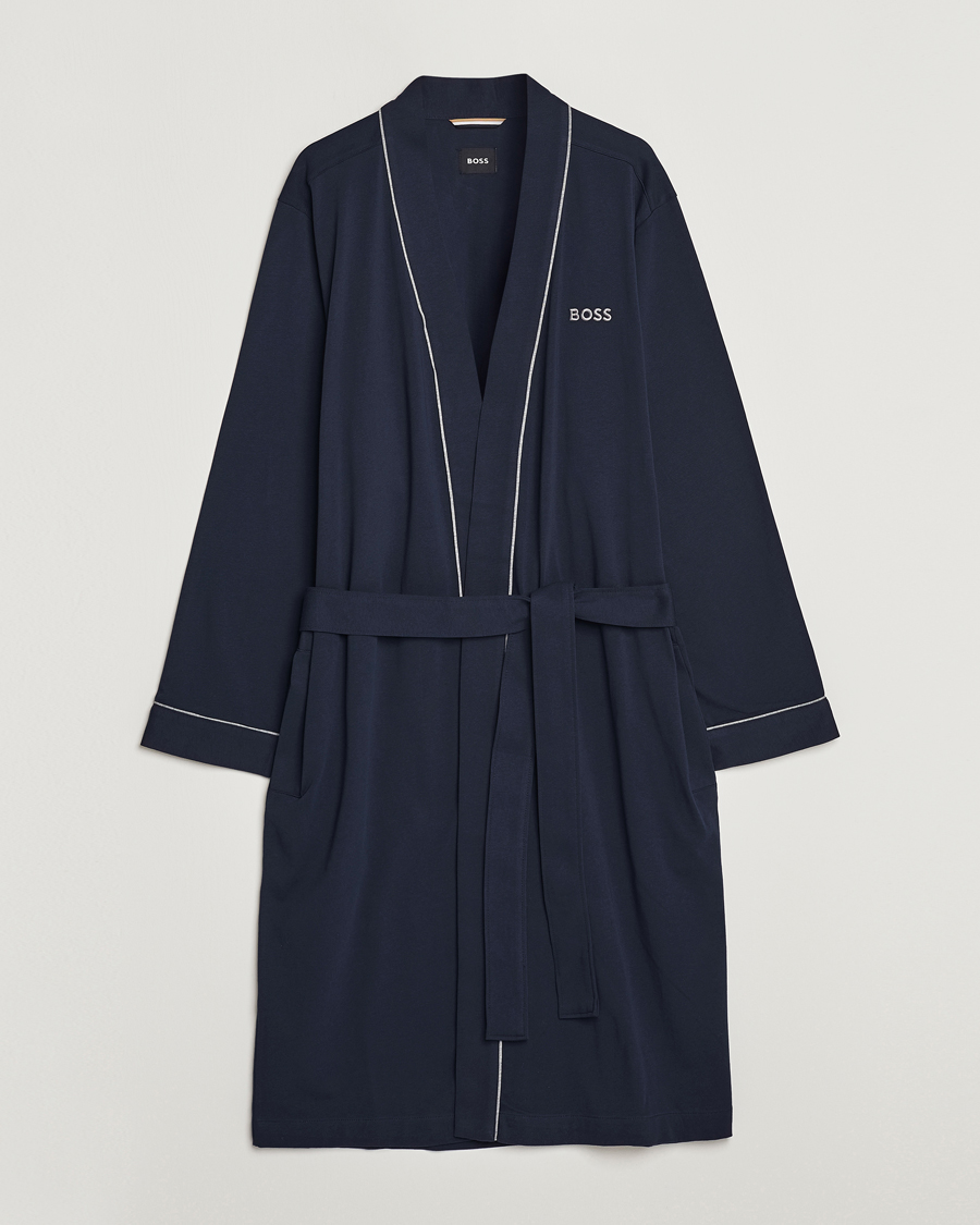 Miehet | Pyjama Ja Aamutakki | BOSS | Kimono Dark Blue