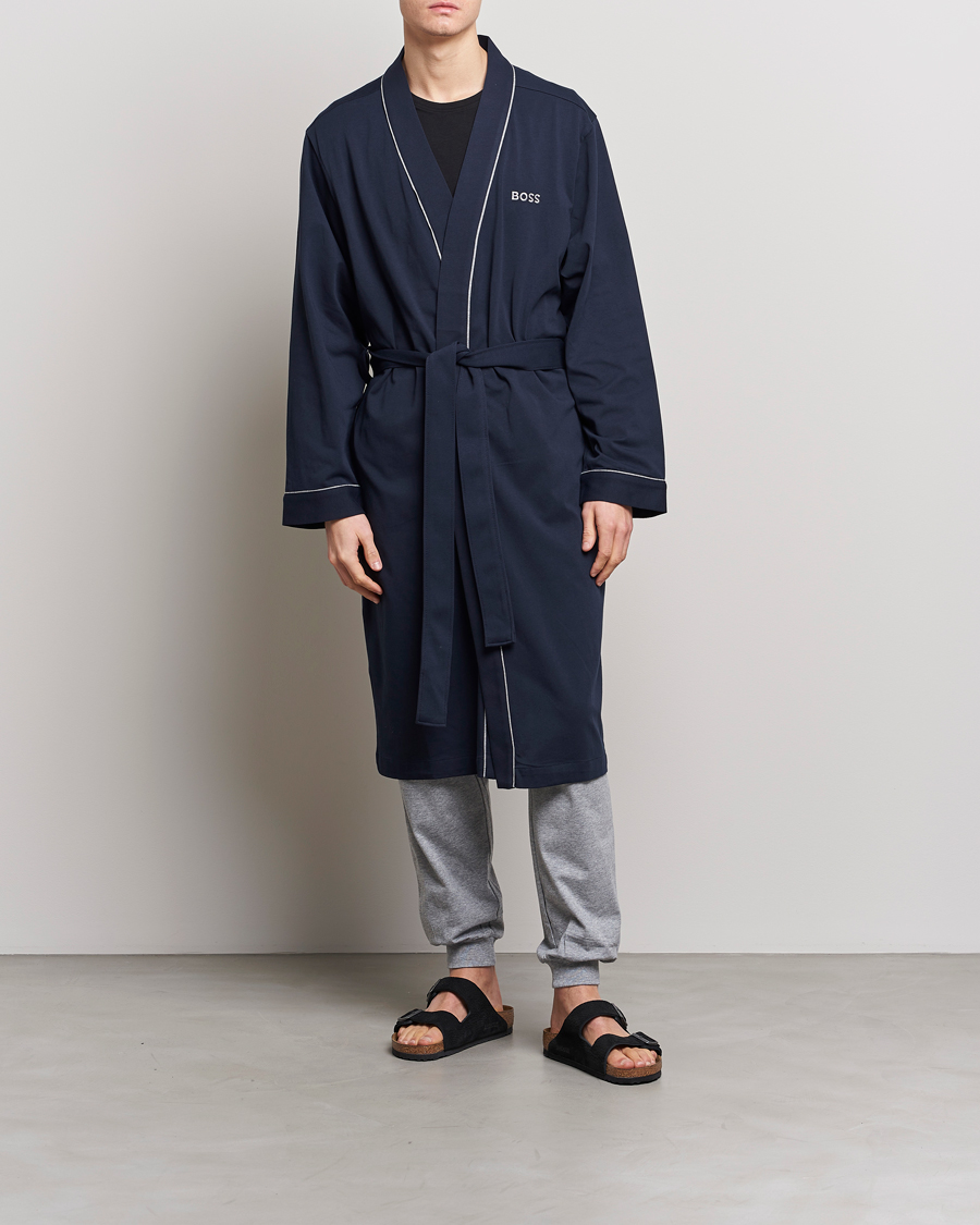 Mies | Yöpuvut ja kylpytakit | BOSS BLACK | Kimono Dark Blue