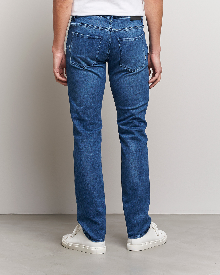 Mies | Farkut | BOSS | Delaware Slim Fit Stretch Jeans Medium Blue