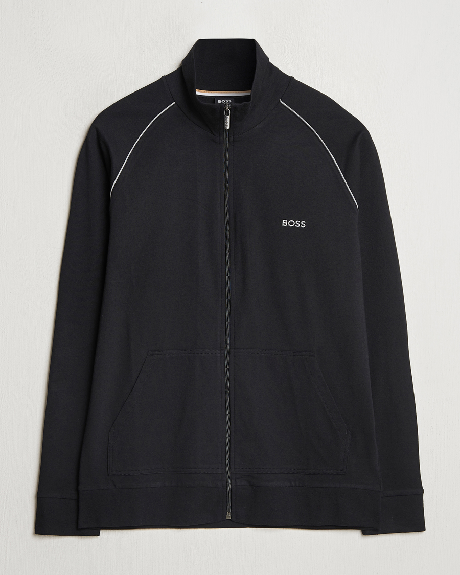 Mies | Puserot | BOSS BLACK | Mix & Match Full Zip Jacket Black