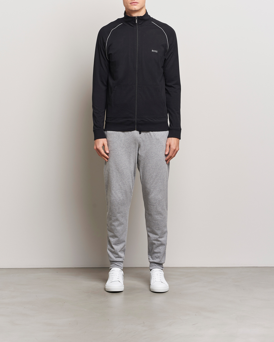 Mies | Puserot | BOSS BLACK | Mix & Match Full Zip Jacket Black
