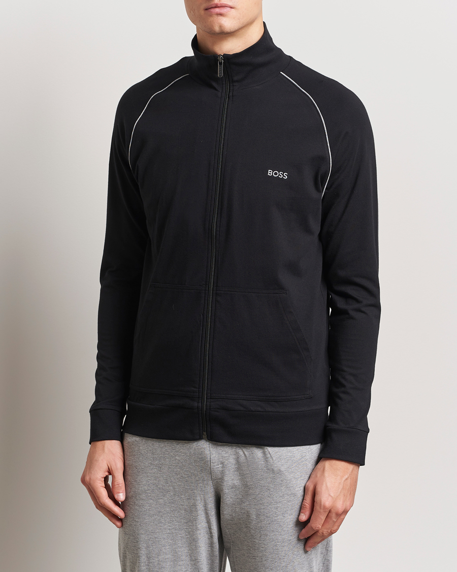 Mies | Puserot | BOSS BLACK | Mix & Match Full Zip Jacket Black