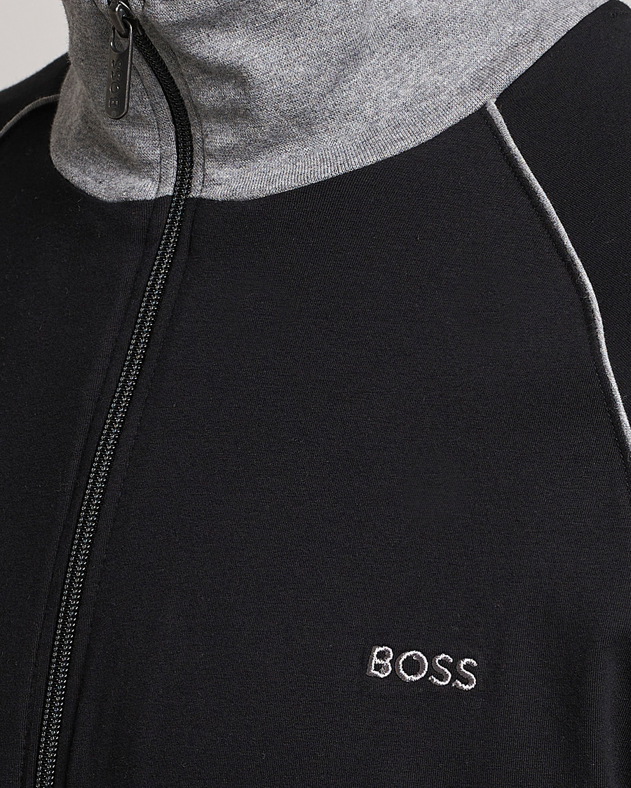 Mies | Puserot | BOSS BLACK | Mix & Match Full Zip Jacket Black